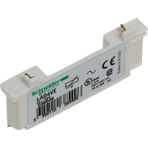 Bloque antiparasitario diodo limitador de pico bidireccional 72V CA con referencia LAD4TS de la marca SCHNEIDER ELECTRIC.