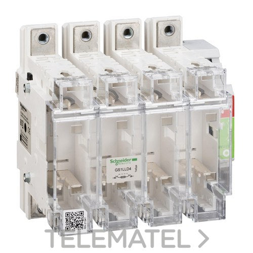 Interruptor seccionable 4P 160A interior / exterior con referencia GS1LLD4 de la marca SCHNEIDER ELECTRIC.