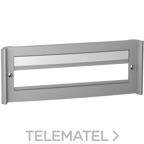 Placa modular 18 módulos gris RAL7004 con referencia PRA90014G de la marca SCHNEIDER ELECTRIC.