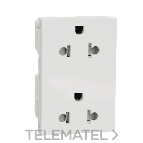 Interruptor Euroamericano Dúplex SO 3m con referencia NU306818 de la marca SCHNEIDER ELECTRIC.