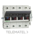 Seccionador tetrapolar 50A con referencia GK1EX de la marca SCHNEIDER ELECTRIC.