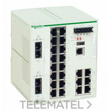 Interruptor GestProf_22x100TXRJ45,2x100FXFOMul con referencia TCSESM243F2CU0 de la marca SCHNEIDER ELECTRIC.