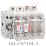 Interruptor seccionable fusible 4x50A 14x51mm con referencia GS2FG4 de la marca SCHNEIDER ELECTRIC.