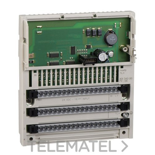 Entrada analógica Modicon Momentum 16 ED 230V CA con referencia 170ADI74050 de la marca SCHNEIDER ELECTRIC.