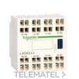 Bloque contacto auxiliar 3 NA/1 NC frontal resorte con referencia LADN313G de la marca SCHNEIDER ELECTRIC.