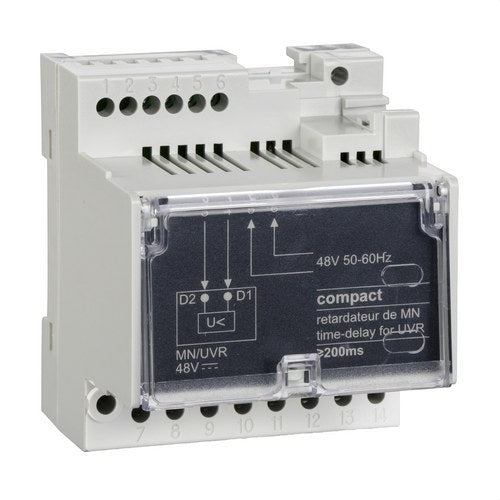 Temporizador para MN 48VCA 50-60Hz NSX100-630 con referencia LV429426 de la marca SCHNEIDER ELECTRIC.