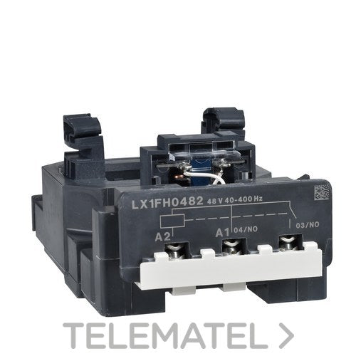 Bobina CA 380V antiparásito para LC1-F265/F330 con referencia LX1FH3802 de la marca SCHNEIDER ELECTRIC.