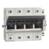 Seccionador tetrapolar 50A con referencia GK1EX de la marca SCHNEIDER ELECTRIC.